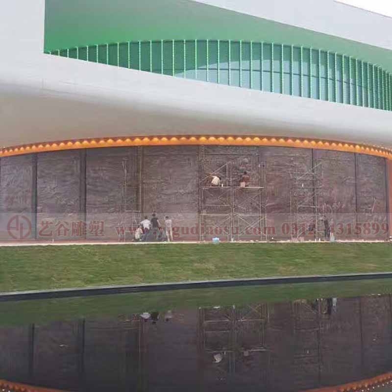 霸州賦鍛銅浮雕安裝成功，專業鍛銅加工定做，承接各大類型鍛銅雕塑加工定做
